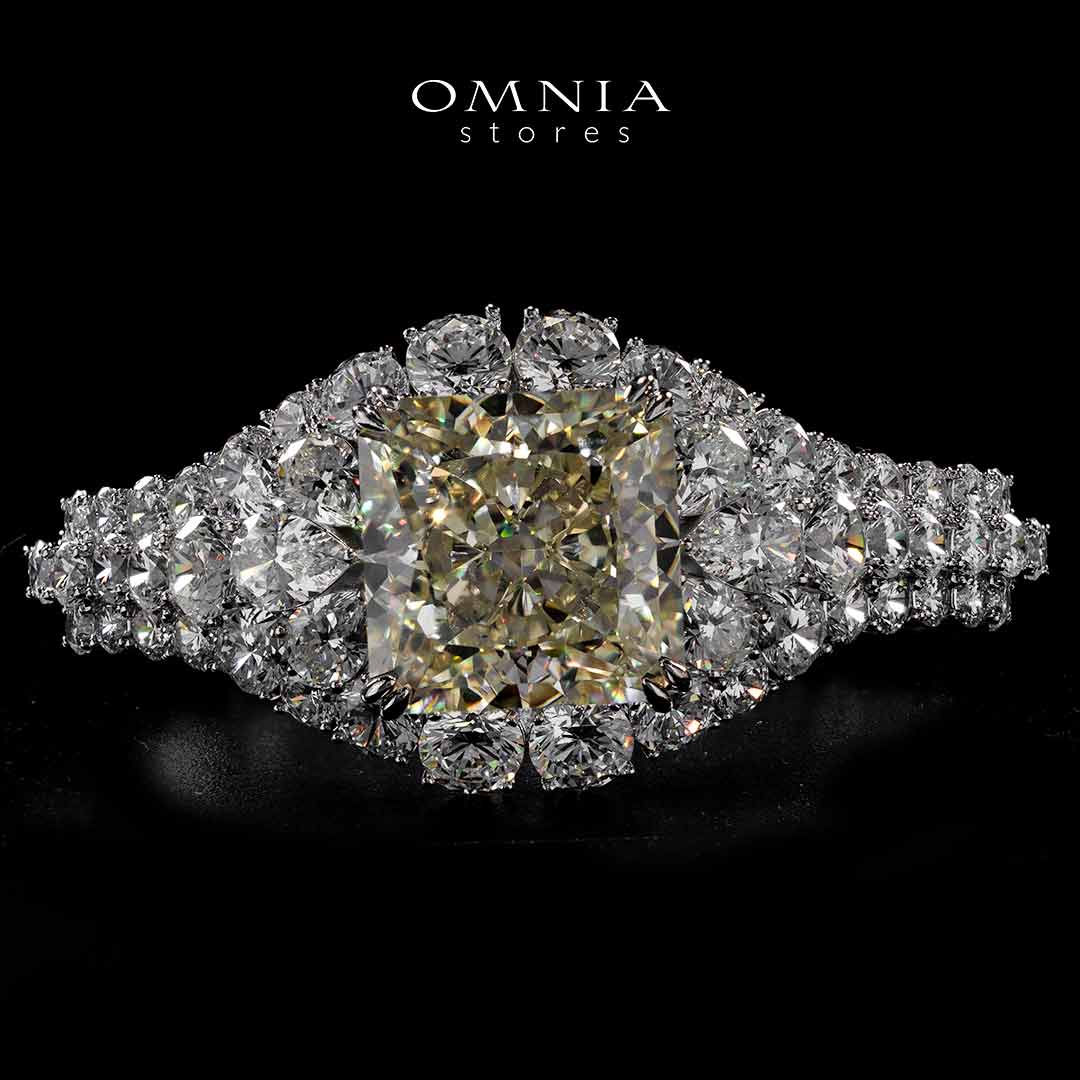 Nahid Yellow Silver Bracelet In 925 Silver High Quality Certified Lab Crafted Stones