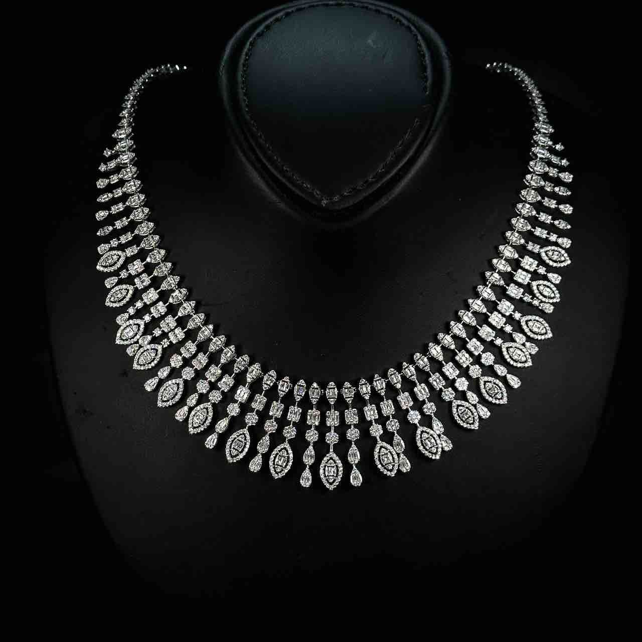 Omnia Hamida White Bridal Full Set in 925 Silver High Quality Simulated Diamonds