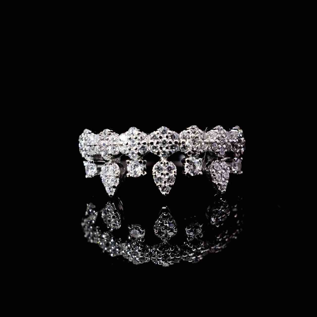 Omnia Khairiya White Bridal Full Set in 925 Silver High Quality Simulated Diamonds