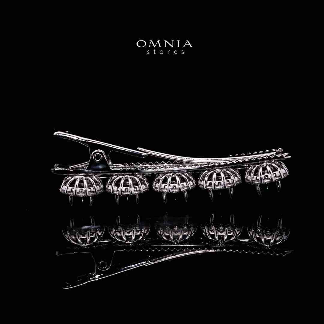 Omnia Anum Green Hair Clip In 925 Silver High Quality Lab Crafted Stones - OMNIASTORES UAE