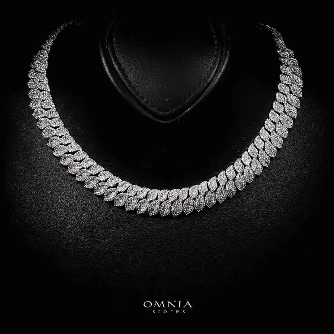 Omnia Mina Luxury White Bridal Full Set in High Quality Zircon Stone Rhodium Plated - OMNIASTORES UAE