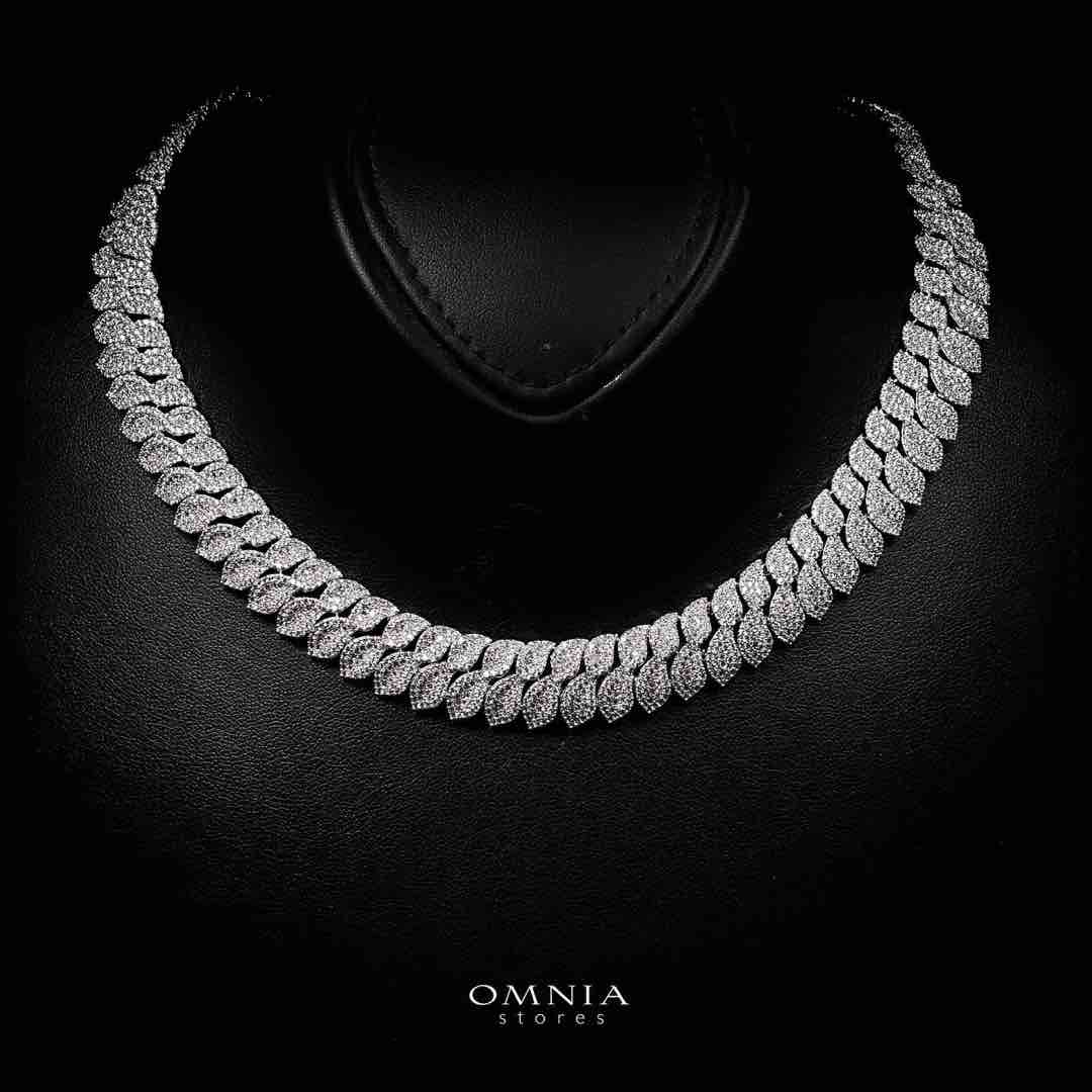 Omnia Mina Luxury White Bridal Full Set in High Quality Zircon Stone Rhodium Plated - OMNIASTORES UAE