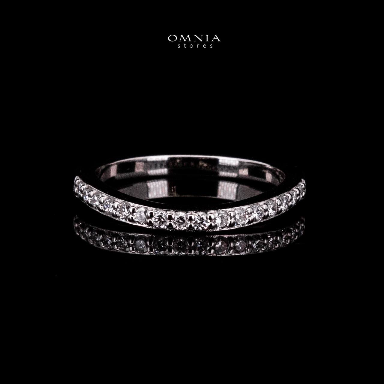 Omnia Mayar White Ring 925 Silver High Quality IGI Certifited High Quality Lab Grown Stones 1.3ct