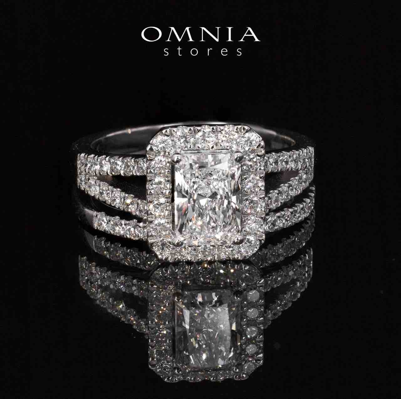 Siham Lab Grown Stones IGI Certifited E VVS 2 White Ring in 925 Silver 1.00ct - OMNIASTORES UAE