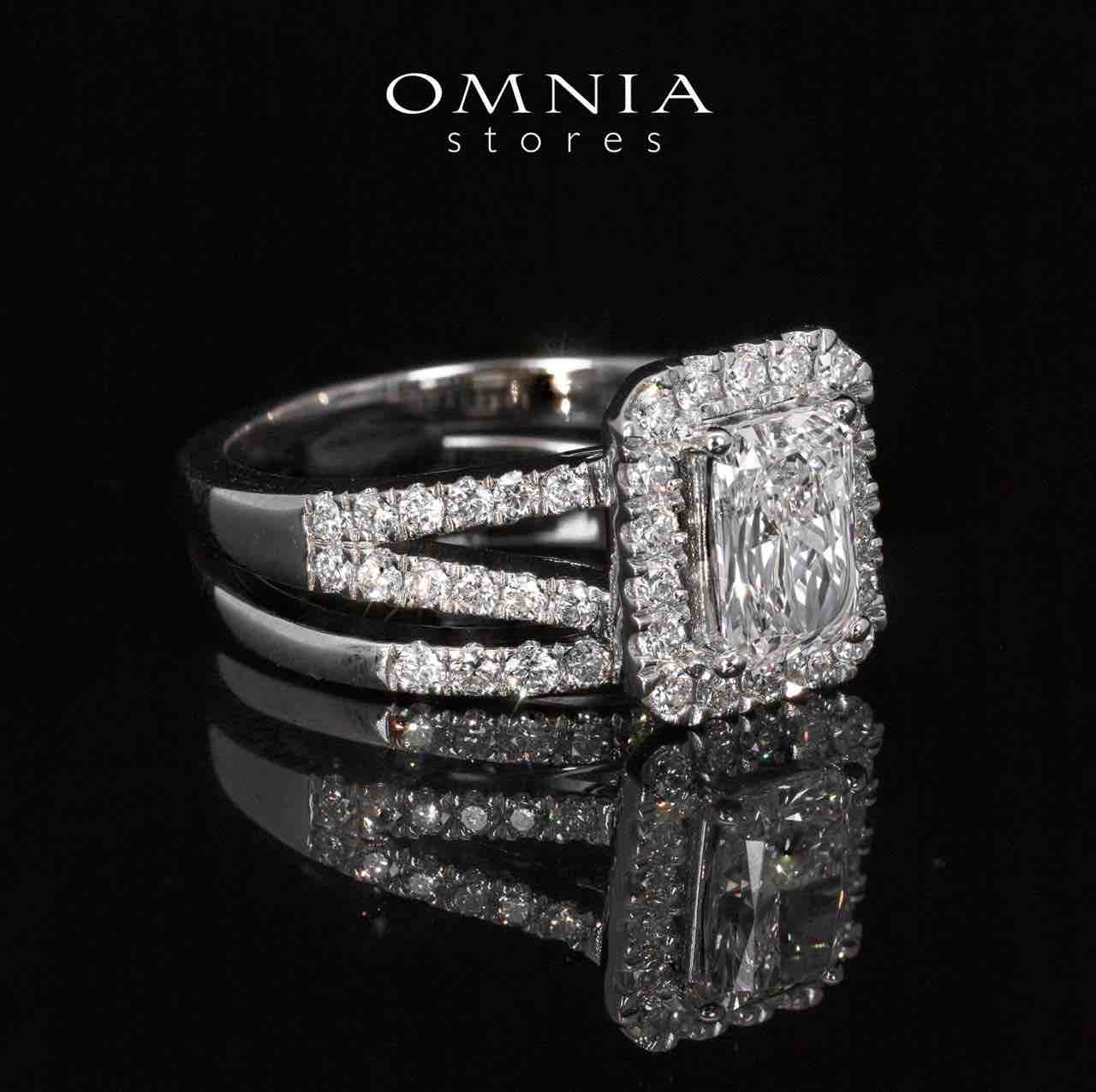 Siham Lab Grown Stones IGI Certifited E VVS 2 White Ring in 925 Silver 1.00ct - OMNIASTORES UAE