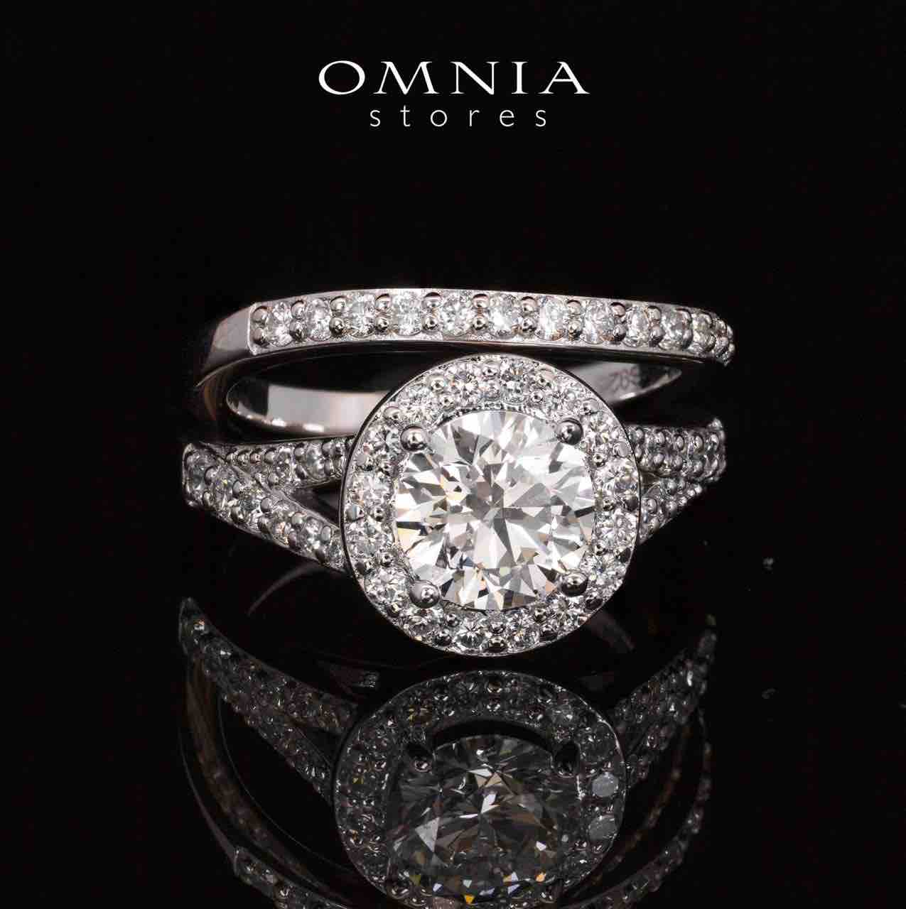 Mayar Lab Grown With IGI Certifited D VS 1 Oval Brilliant White Ring in 925 Silver 1.3ct - OMNIASTORES UAE