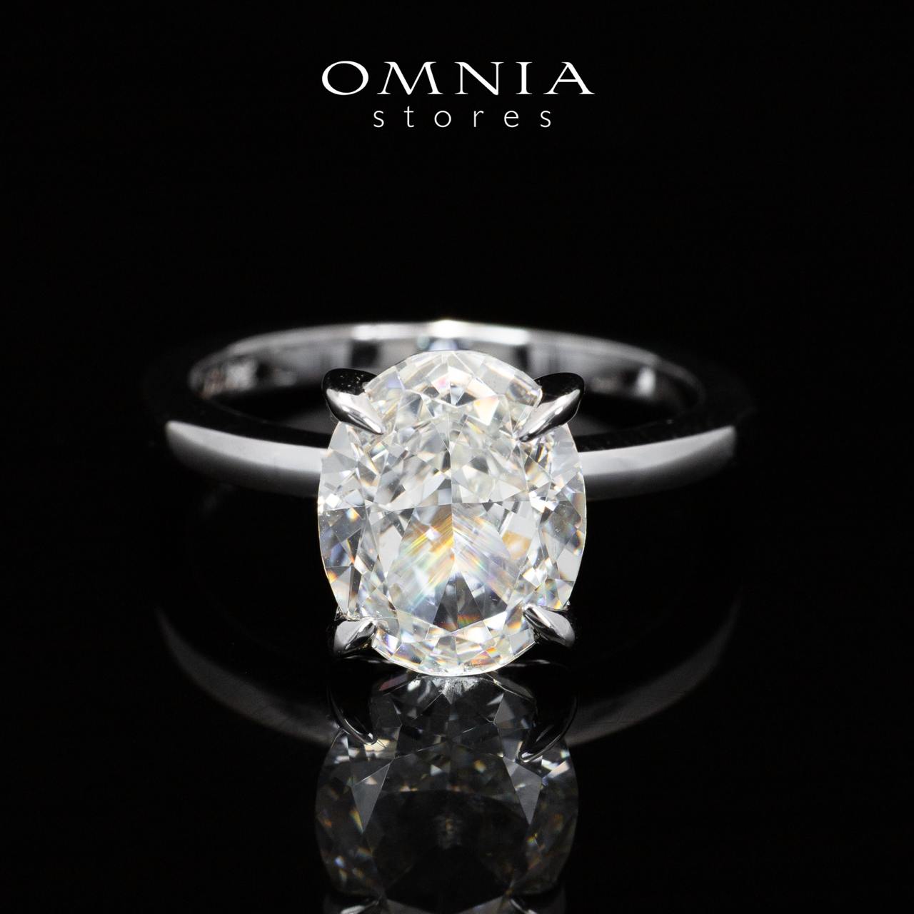 Maeva 5.02ct White Ring With Lab Crafted Stones In 925 Silver - OMNIASTORES UAE