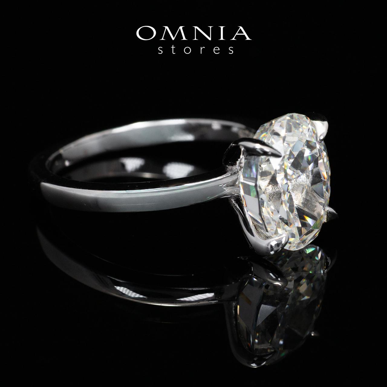 Maeva 5.02ct White Ring With Lab Crafted Stones In 925 Silver - OMNIASTORES UAE