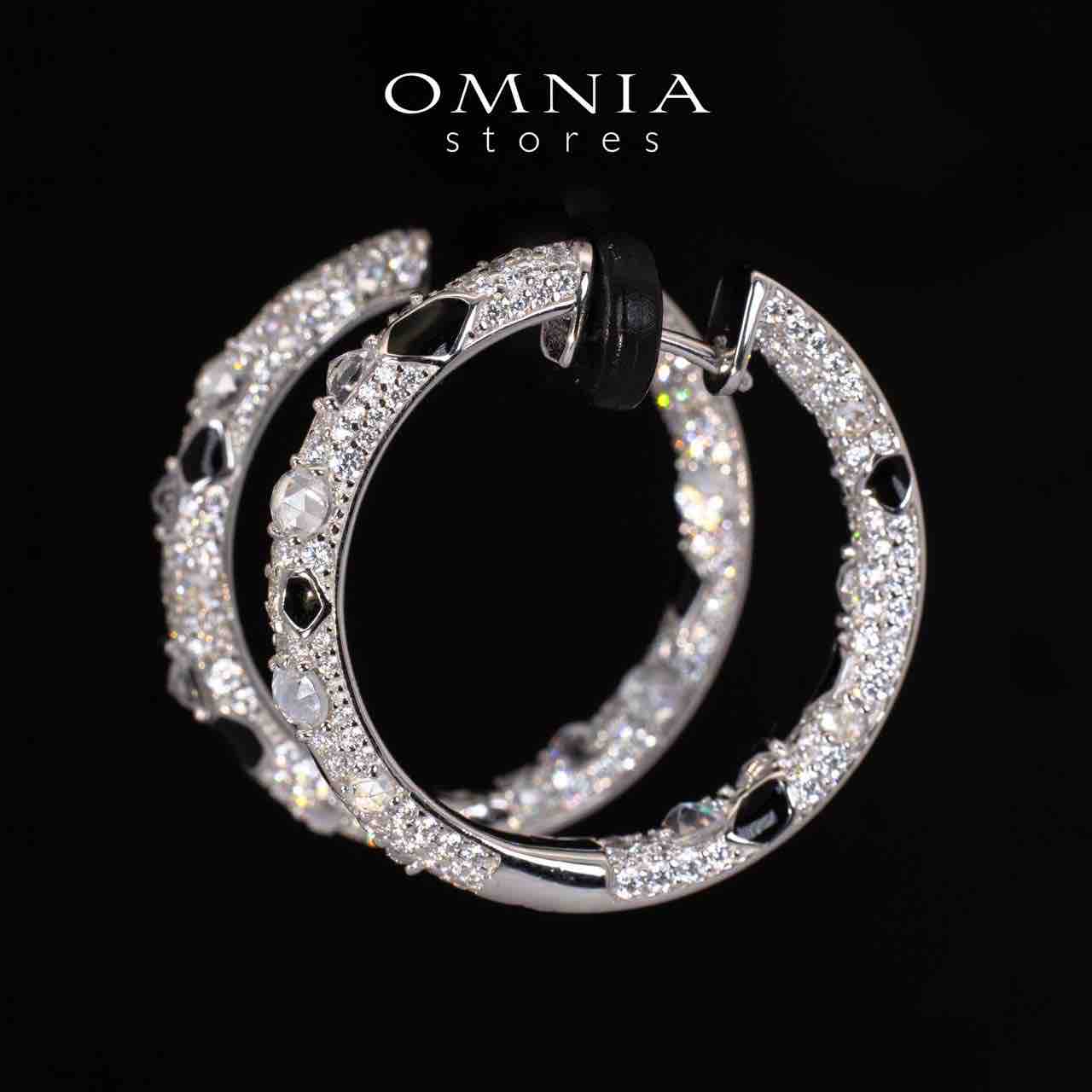 Angie White Certified Lab Crafted Hoop Earrings With High Quality 925 Silver - OMNIASTORES UAE