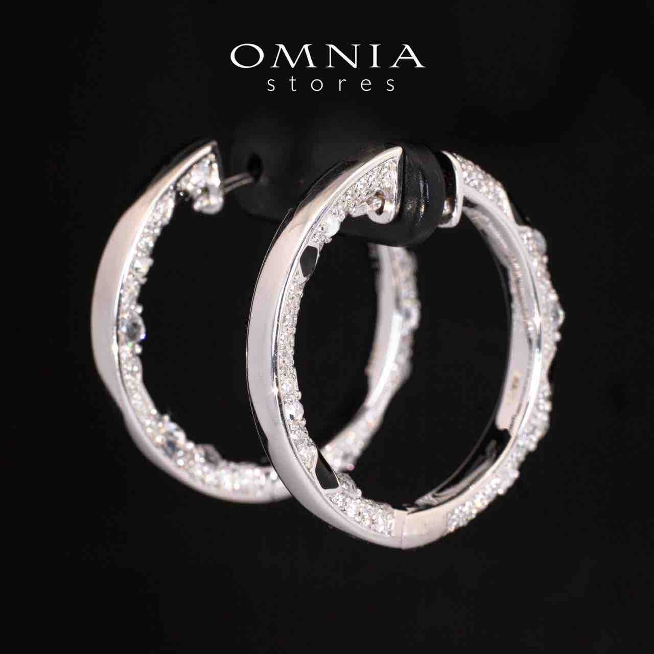Angie White Certified Lab Crafted Hoop Earrings With High Quality 925 Silver - OMNIASTORES UAE