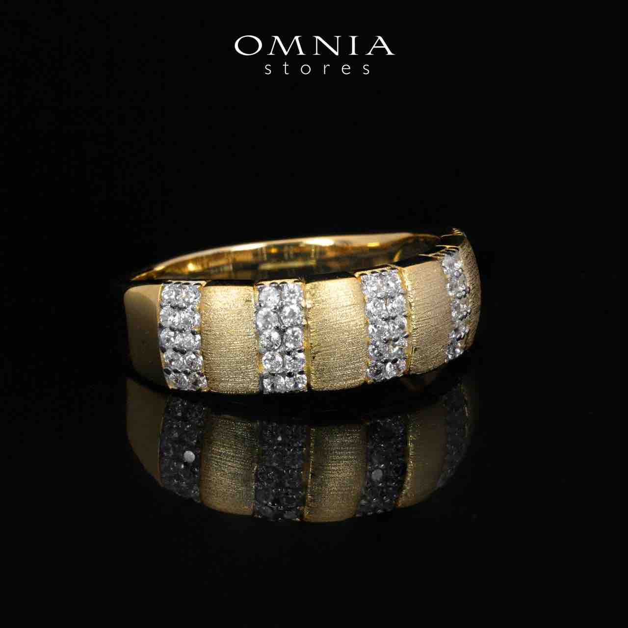 Melanie Gold Plated Luxury Bridal Full Set in 925 Silver High Quality Simulated Diamonds - OMNIASTORES UAE
