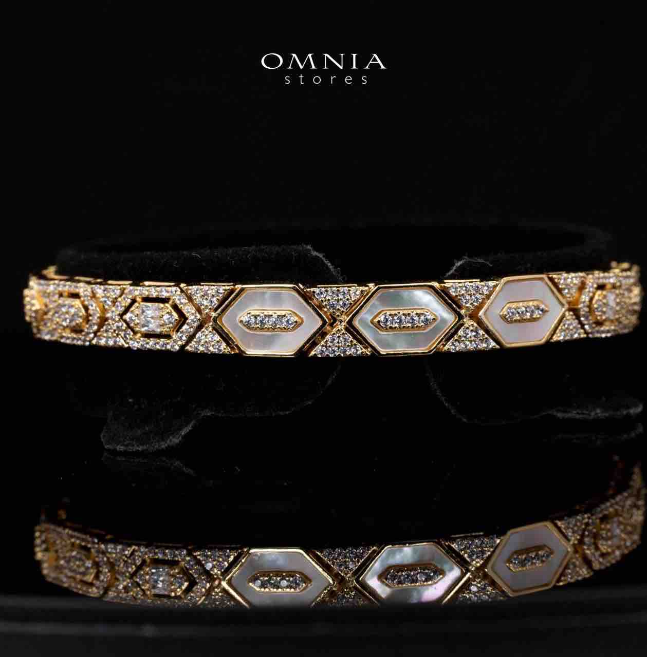 Raya Gold Luxury Bridal Full Set Accessories in High Quality Zircon Stone in Rhodium Plated - OMNIASTORES UAE