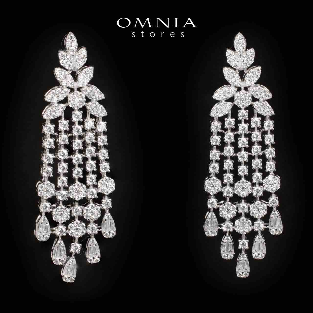 Kawthar White Bridal Full Set in 925 Silver High Quality Simulated Diamonds - OMNIASTORES UAE