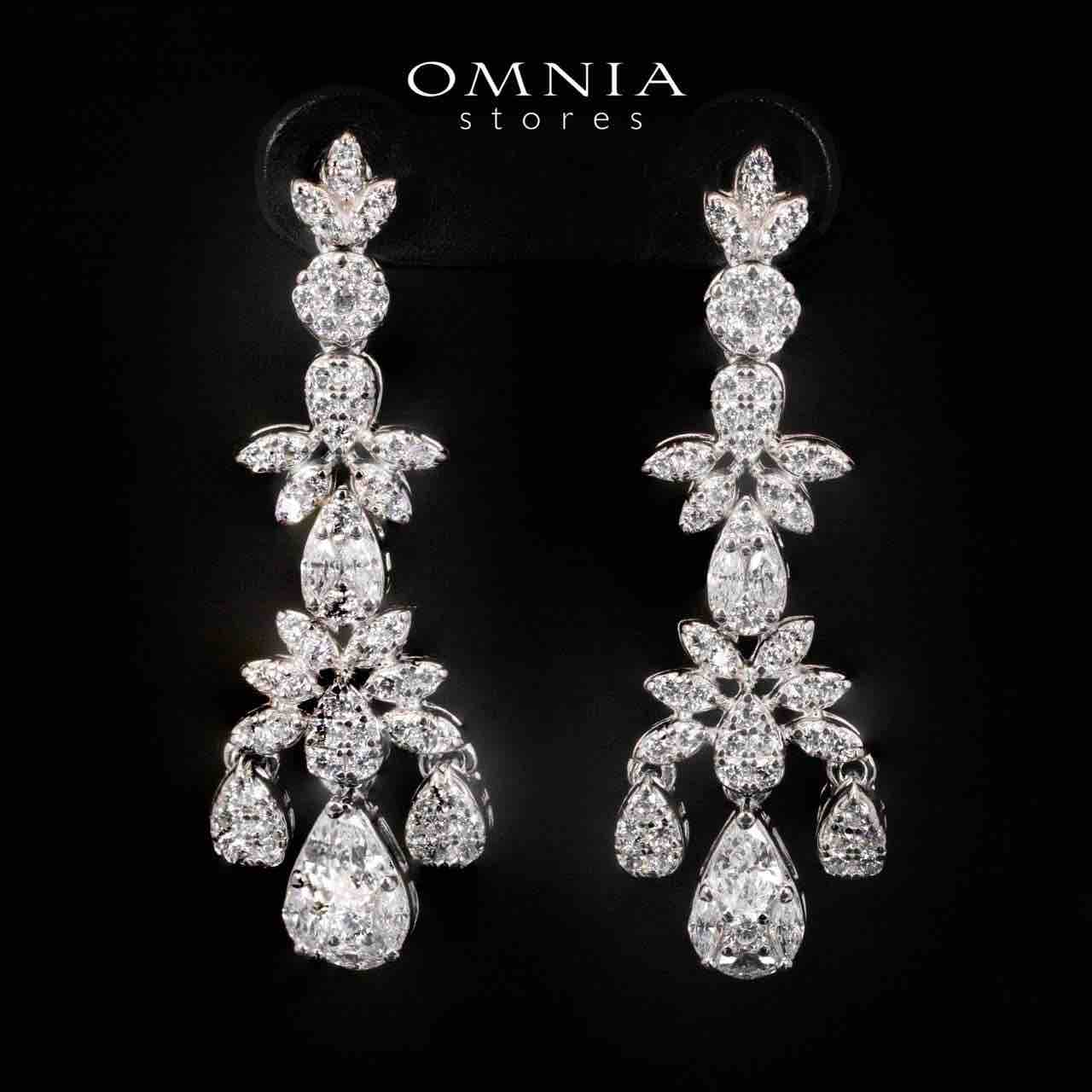 Bonnie White Bridal Full Set in 925 Silver High Quality Simulated Diamonds