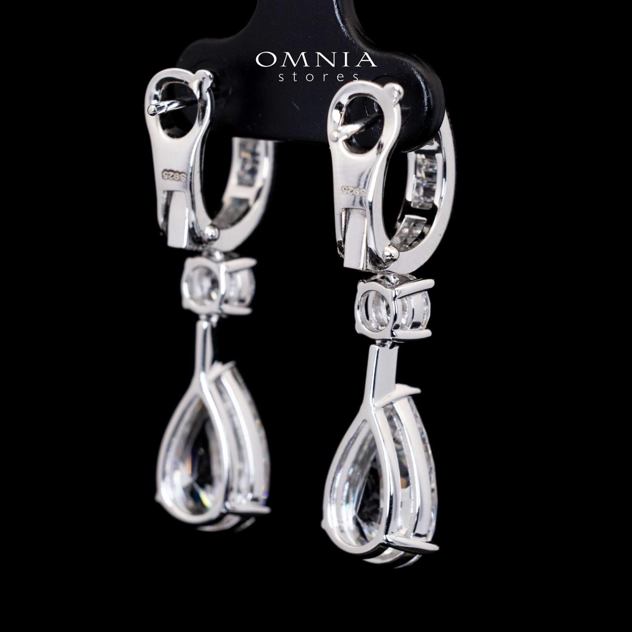 Layanna Pear Cut Drop Earrings With Certified High Quality Premium Stones in 925 Silver