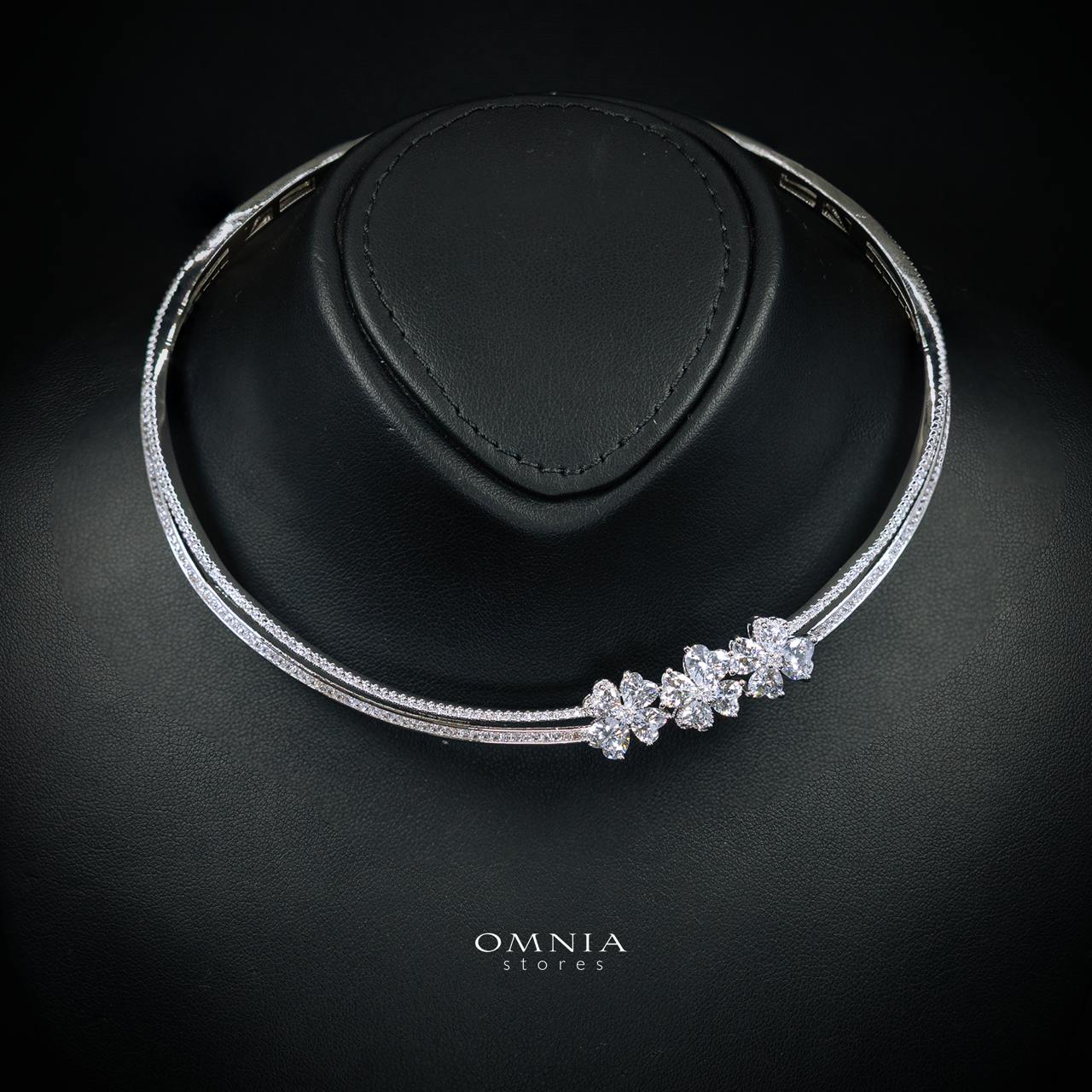 Jocelyn White Bridal Full Set – Premium Rhodium Plated with High-Quality Zircon Stones