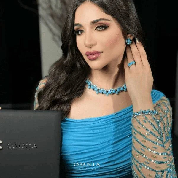 Omnia Rima Bridal Full Set in High Quality Simulated Diamonds - OMNIASTORES UAE