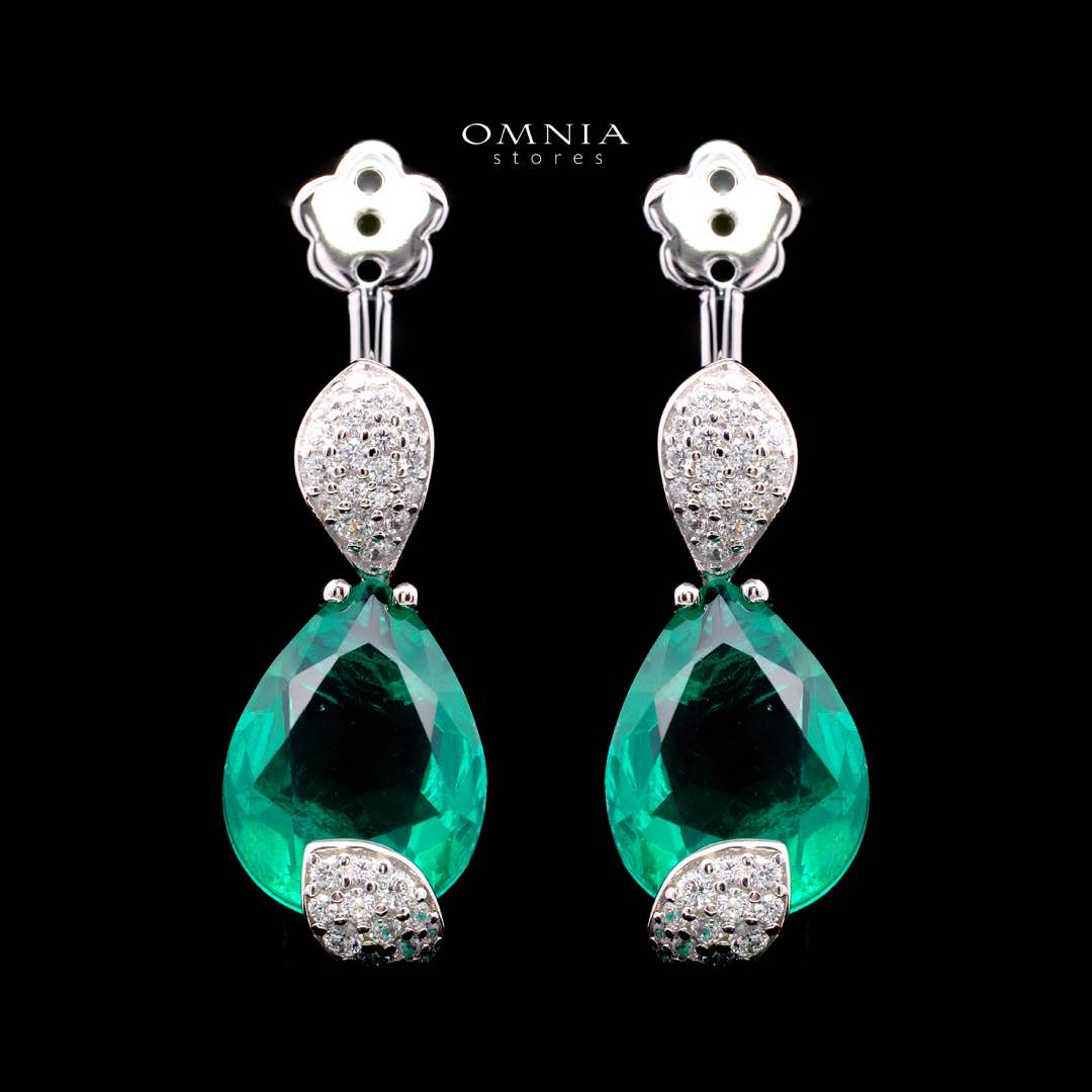 Omnia Elora Earring 925 Silver Accessories In High Quality Simulated Diamonds
