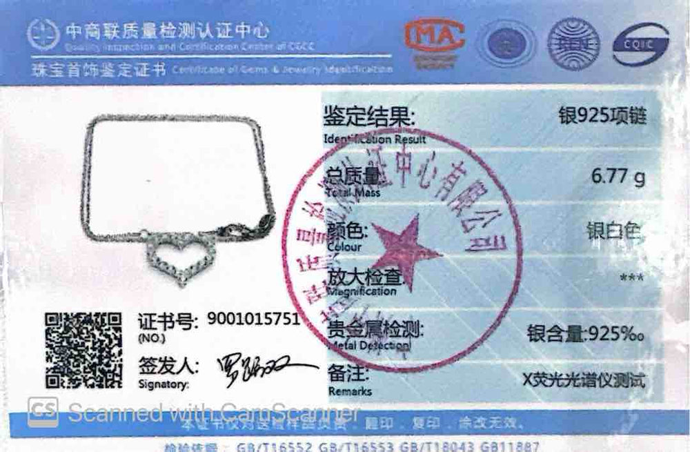 Omnia Afiya White Heart Pendant Necklace In 925 Silver High Quality Certified Lab Crafted Stones - OMNIASTORES UAE