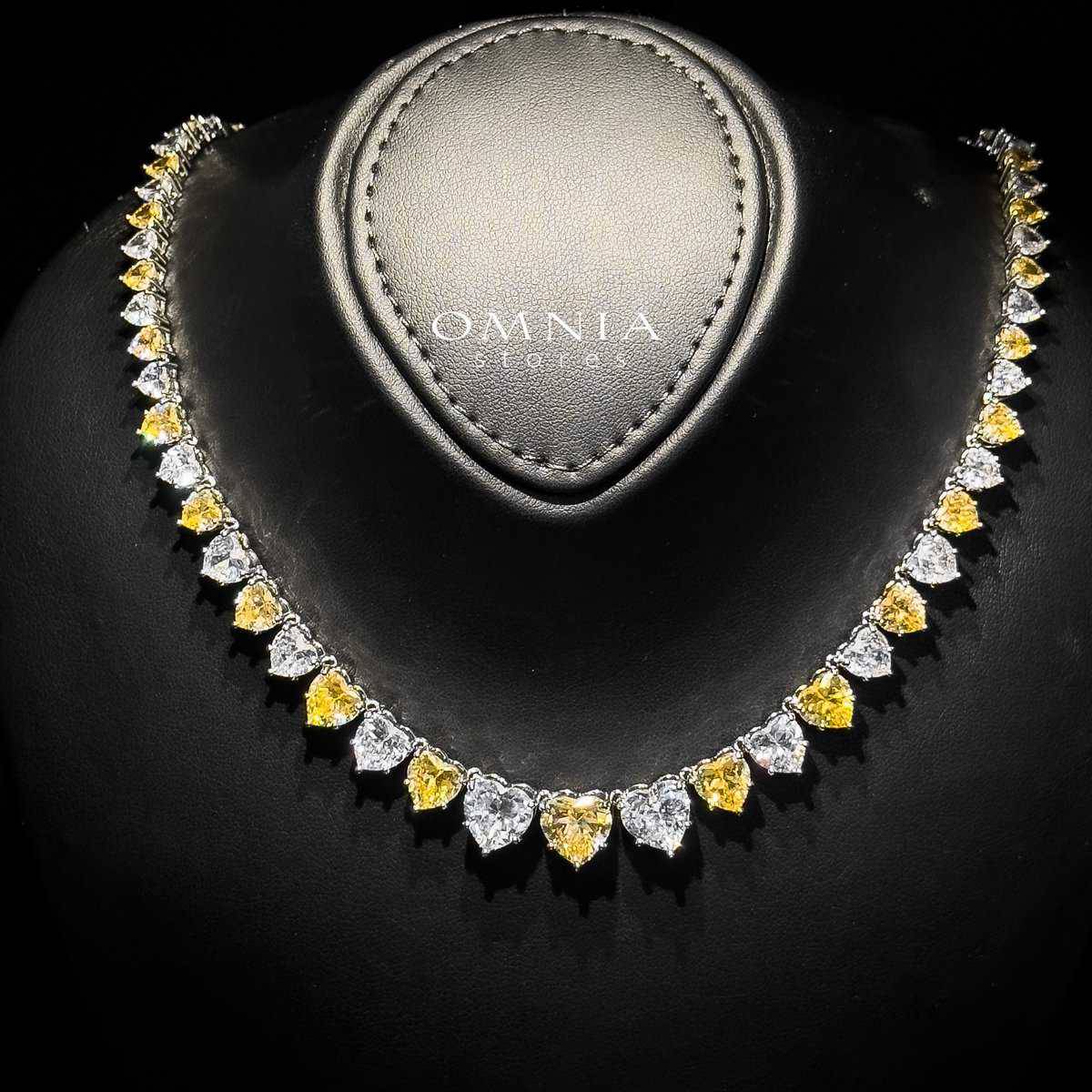 Omnia Donatella Yellow Bridal Full Set in High Quality Simulated Diamonds - OMNIASTORES UAE