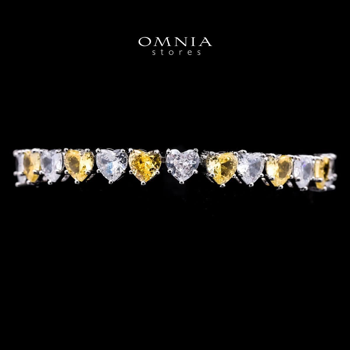 Omnia Donatella Yellow Bridal Full Set in High Quality Simulated Diamonds - OMNIASTORES UAE