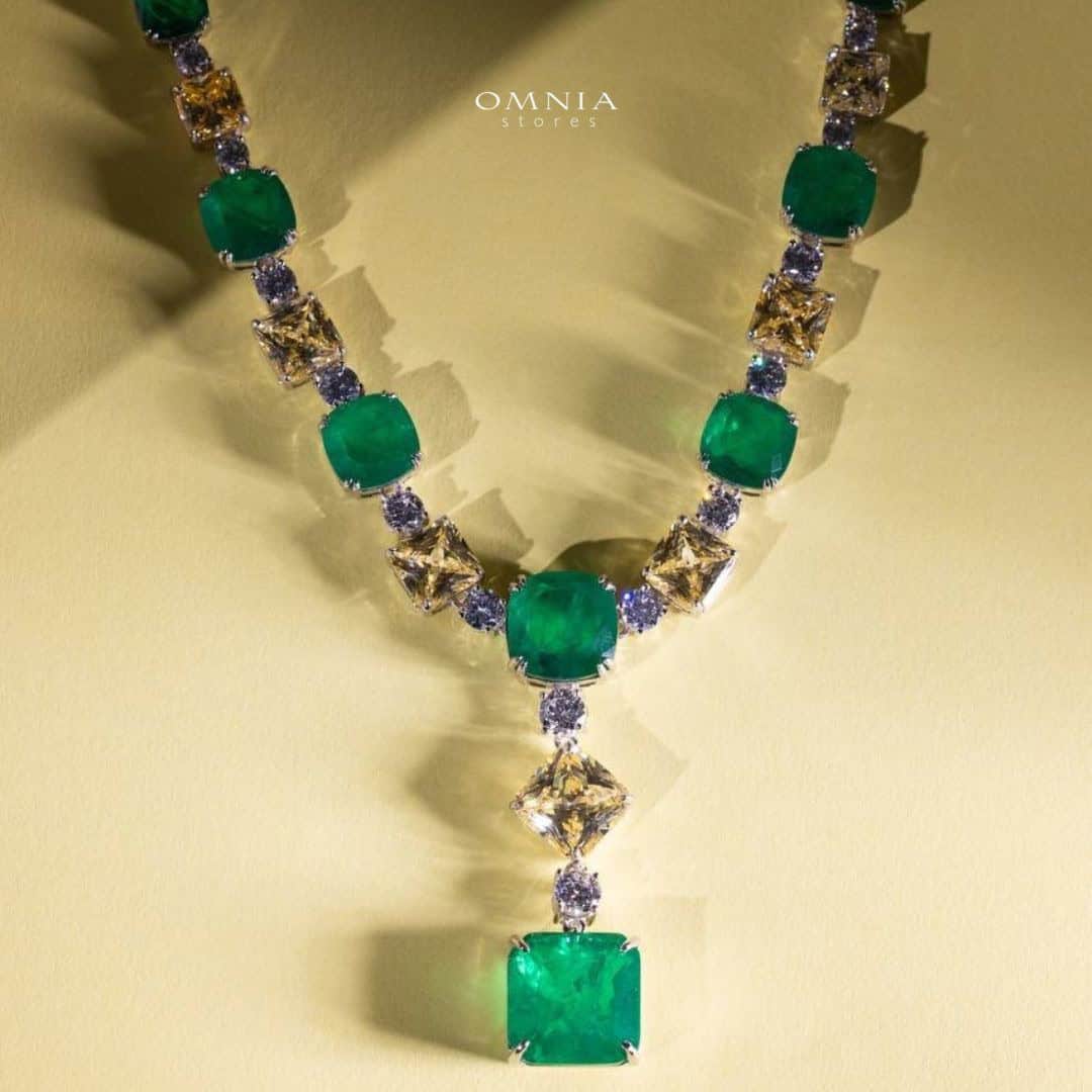 Omnia Salwa Necklace & Earrings - OMNIASTORES UAE