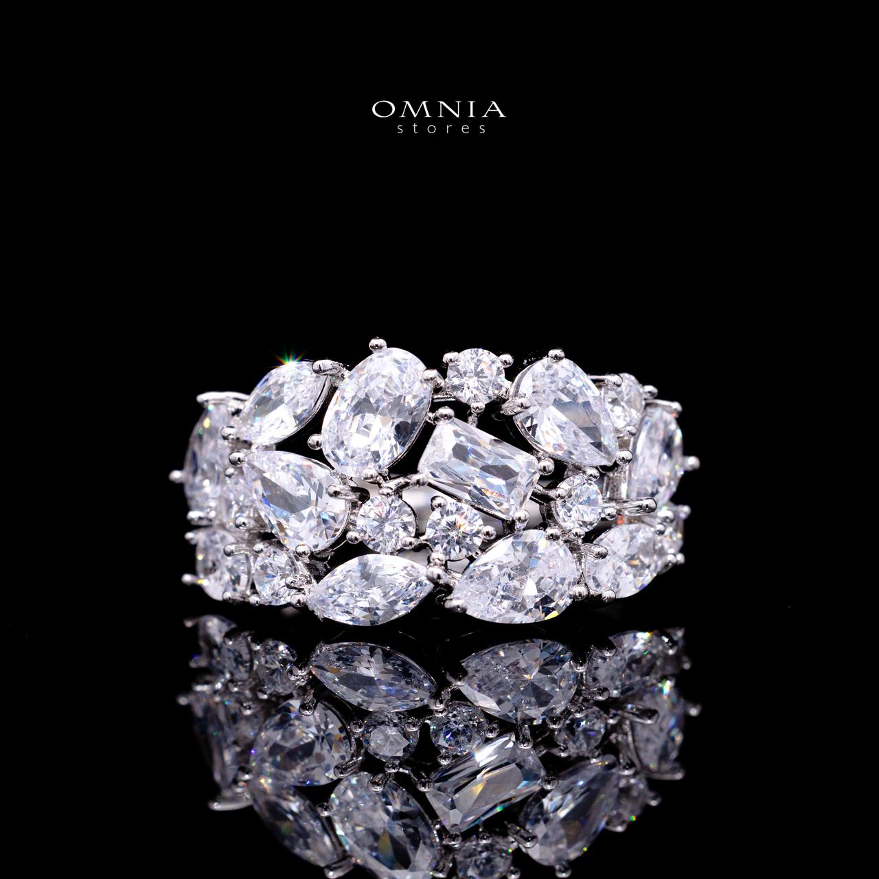 Maya White Luxury Bridal Full Set with High-Quality Simulated Diamonds – Rhodium Plated