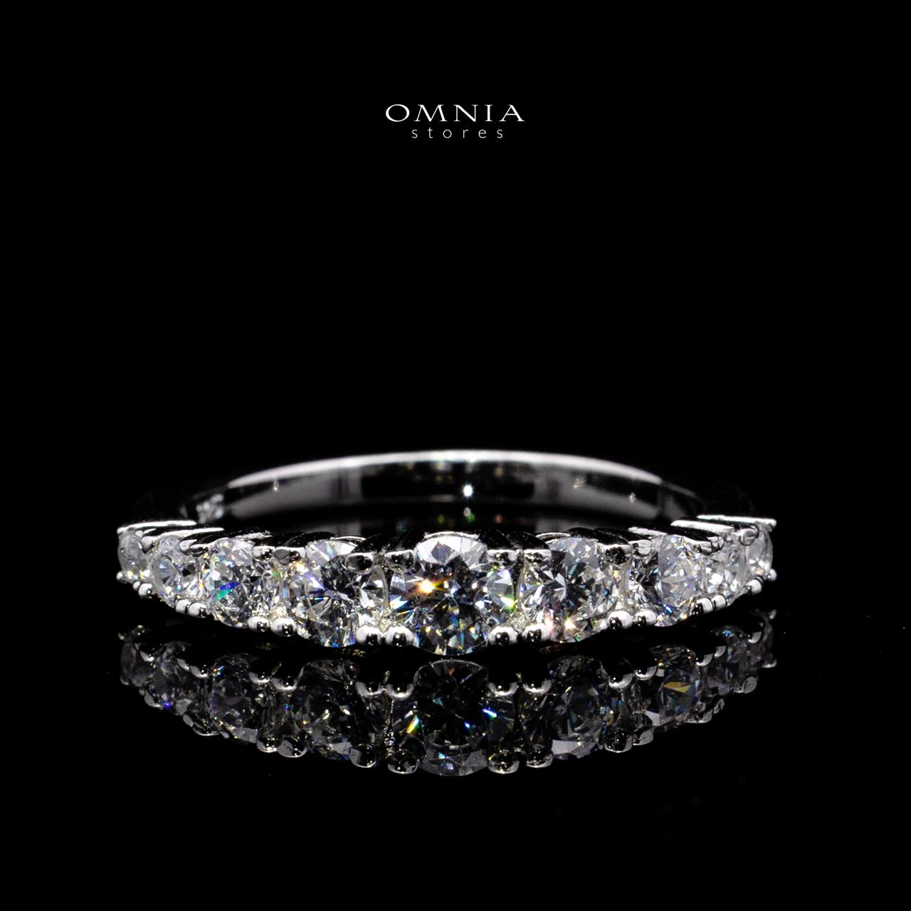 Omnia Zoya White Tennis Necklace, Earrings and Bracelet Set in 925 Silver with High Quality Simulated Diamonds