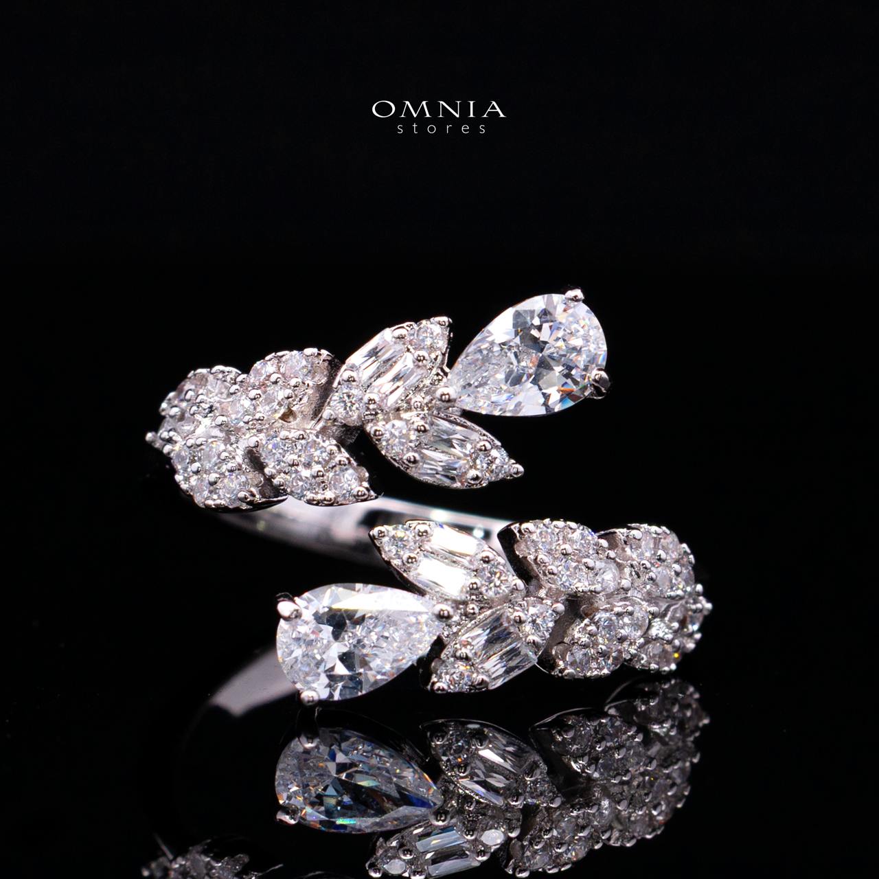 Aylara White Luxury Bridal Full Jewelry Set with High-Quality Premium Simulated Diamonds
