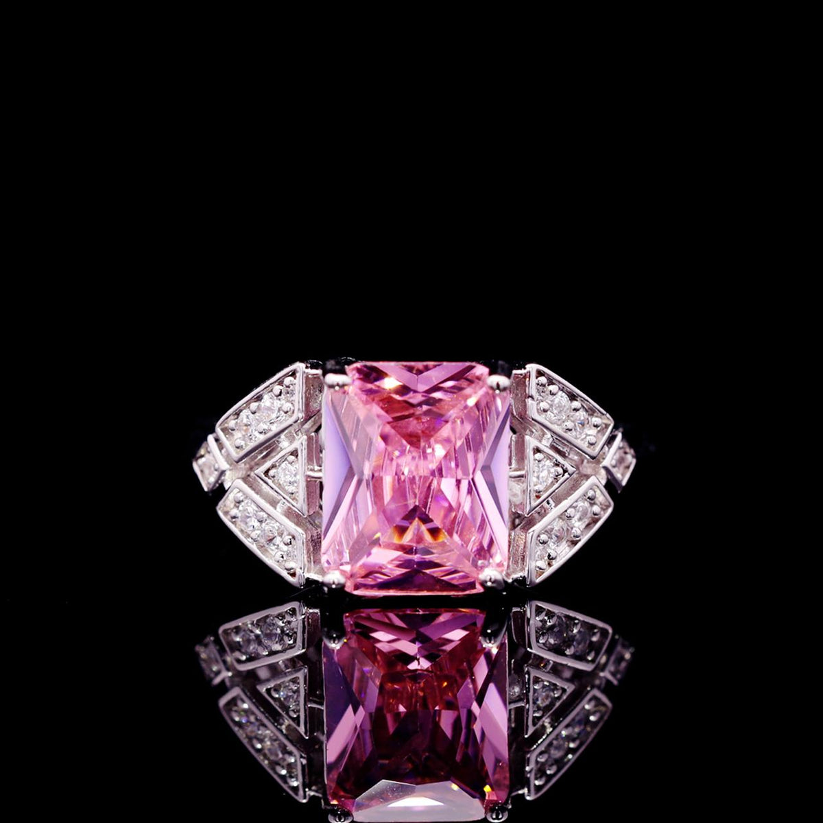 Inara Multicolor Luxury Bridal Full Set with High-Quality Zircon Stones Rhodium-Plated Finish