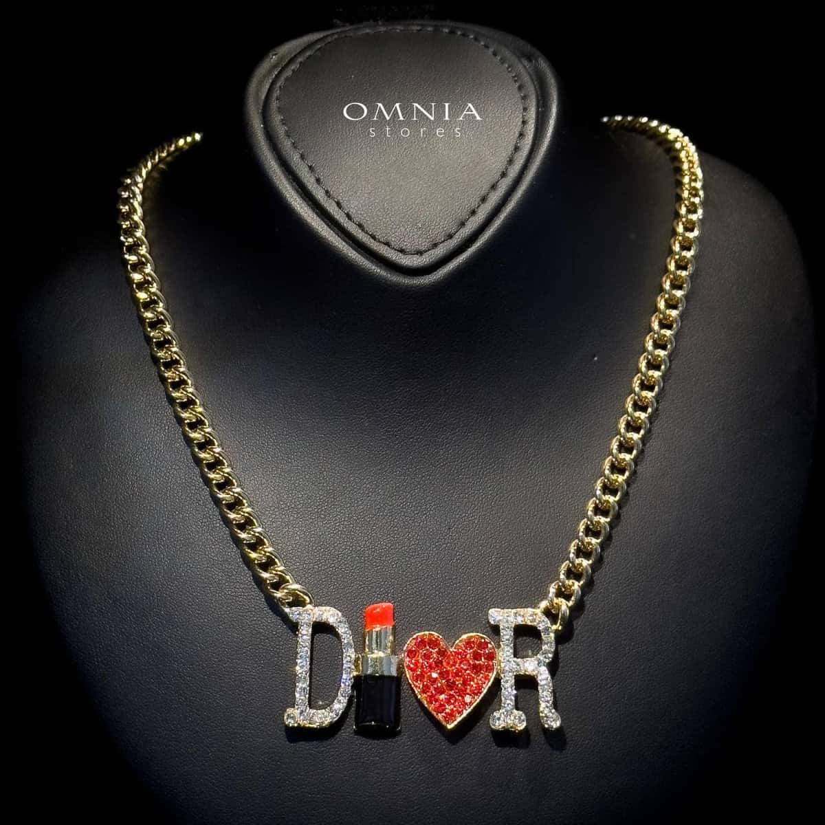 Omnia Alya Necklace High Quality Fashion Accessories with Paper box - OMNIASTORES UAE