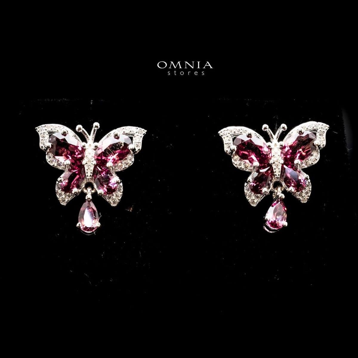 Omnia Taliyah Earrings In 92.5 Silver High Quality Natural Stone - OMNIASTORES UAE