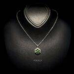 Omnia Aliah Necklace in 92.5 Silver High Quality Pyroxene Stone - OMNIASTORES UAE