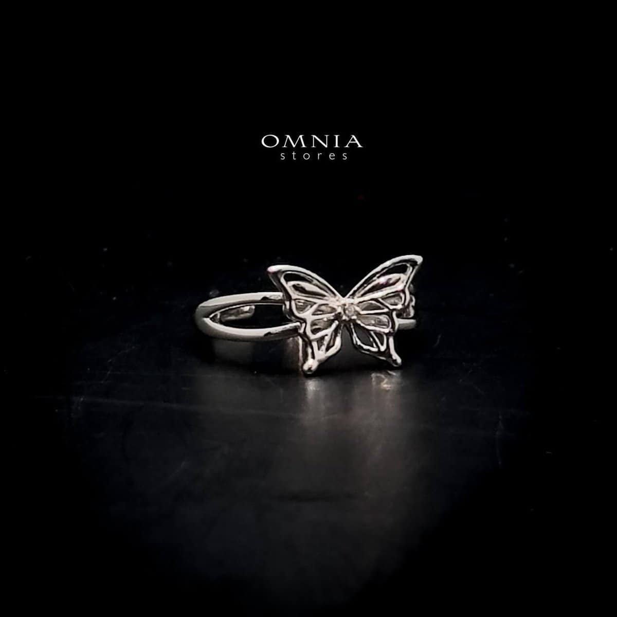 Omnia Aaliyah Butterfly Ring in High Quality 925 Silver - OMNIASTORES UAE
