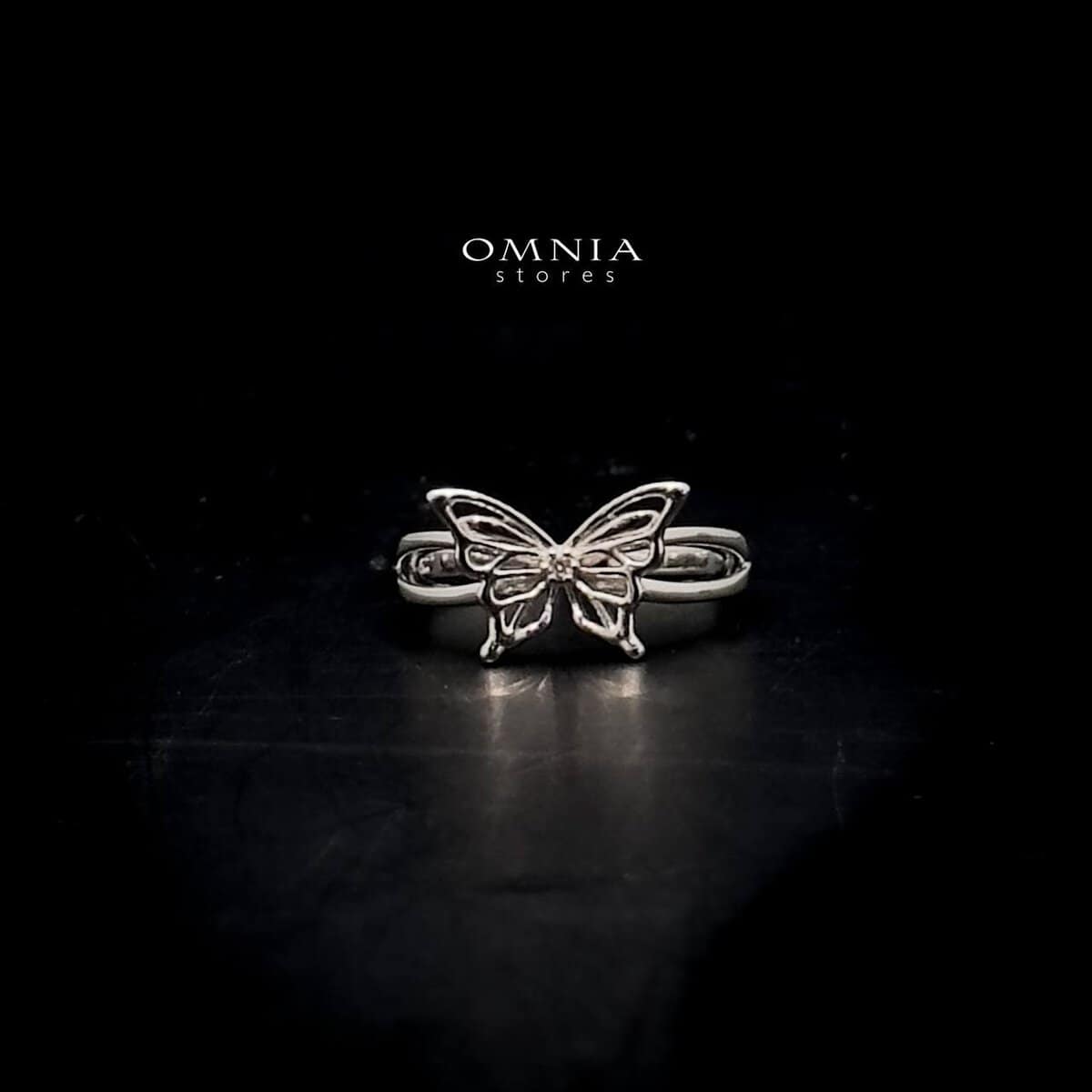 Omnia Aaliyah Butterfly Ring in High Quality 925 Silver - OMNIASTORES UAE