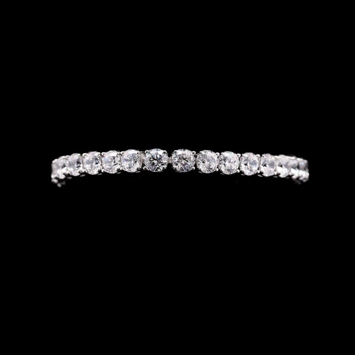 Omnia Engy 5mm Tennis Bracelet in 92.5 Silver High Quality Simulated diamonds - OMNIASTORES UAE