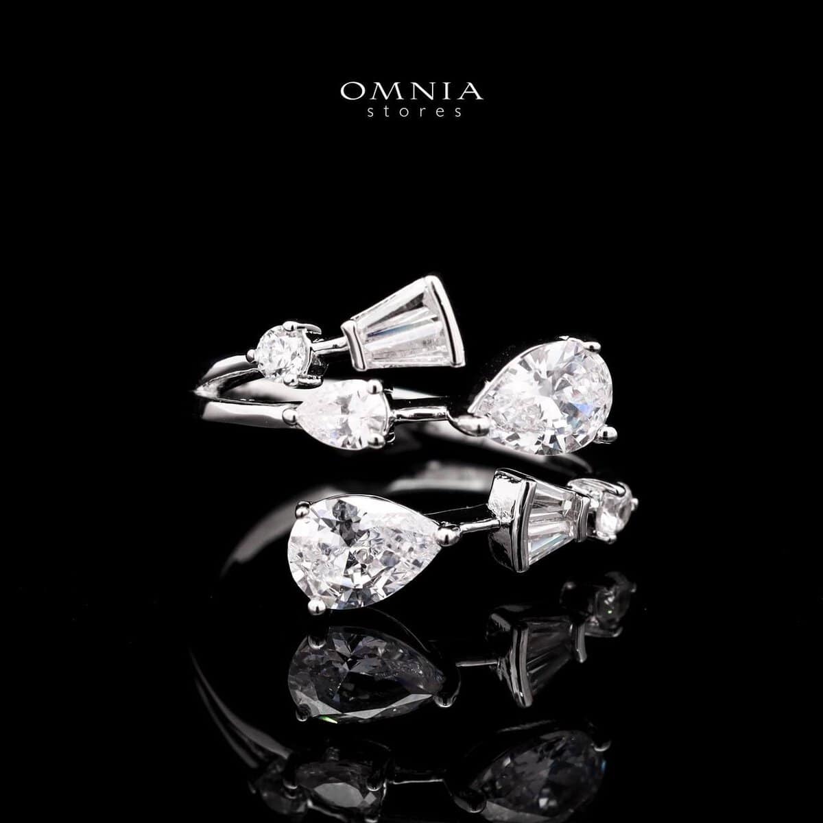 Omnia Xena Pure White Zircon Wedding Jewellery Set - OMNIASTORES UAE