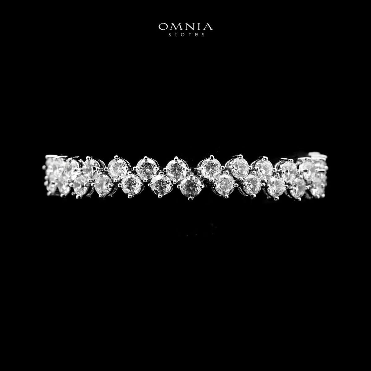 Omnia Hessa White Bridal Full Set in High Quality Simulated Diamonds - OMNIASTORES UAE