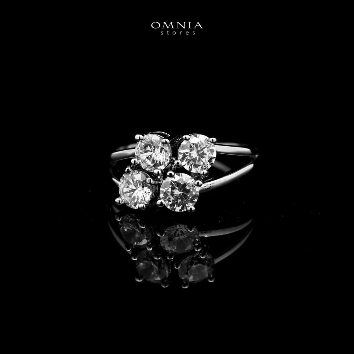 Omnia Hessa White Bridal Full Set in High Quality Simulated Diamonds - OMNIASTORES UAE
