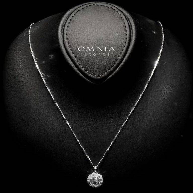 Omnia Zaina White Set in 925 Silver with High-Quality Ice Cut Stones - OMNIASTORES UAE