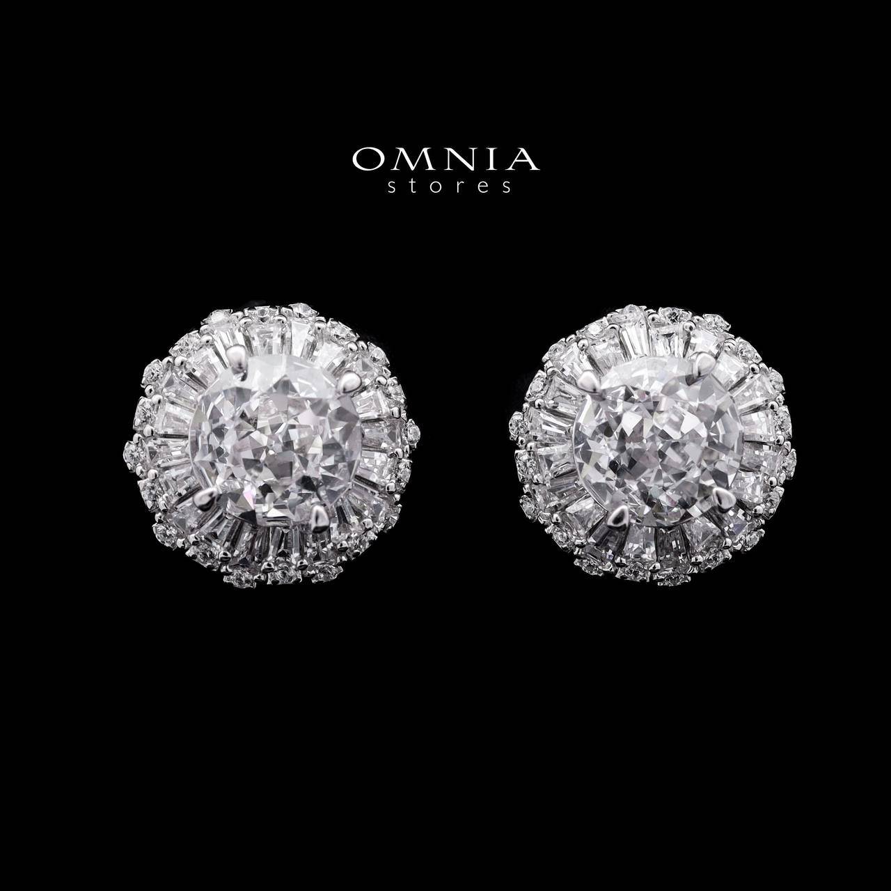 Omnia Zaina White Set in 925 Silver with High-Quality Ice Cut Stones - OMNIASTORES UAE