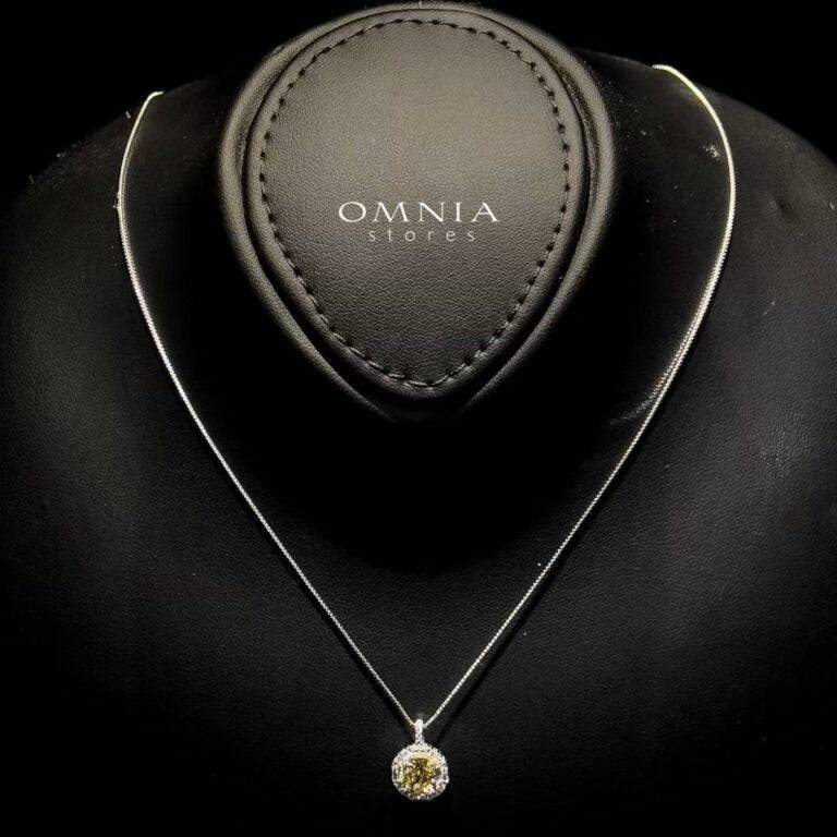 Omnia Yara Yellow Set in 925 Silver with High-Quality Ice Cut Stones - OMNIASTORES UAE