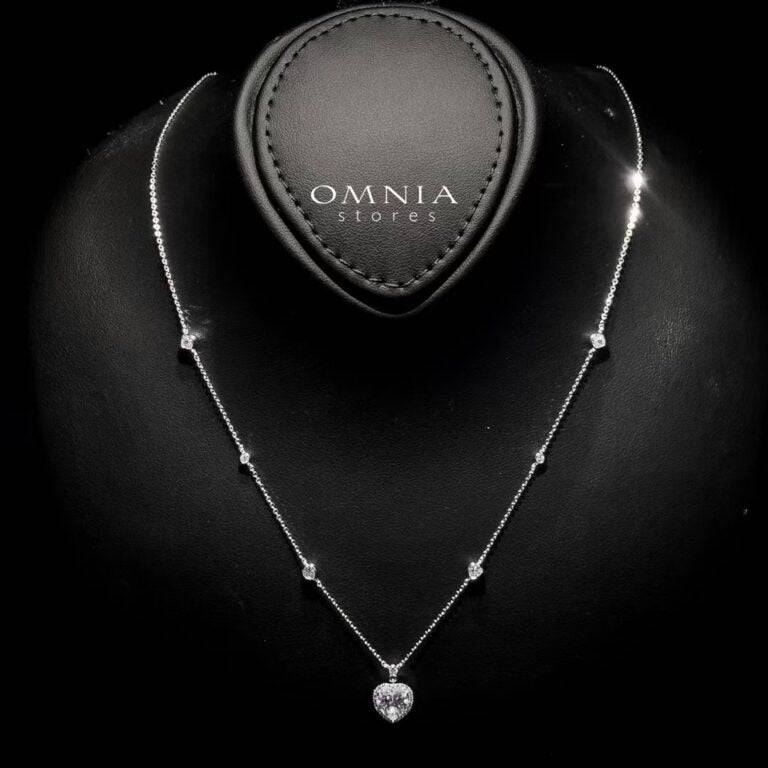 Omnia Nisreen White Set in 925 Silver with High-Quality Zircon Stones - OMNIASTORES UAE
