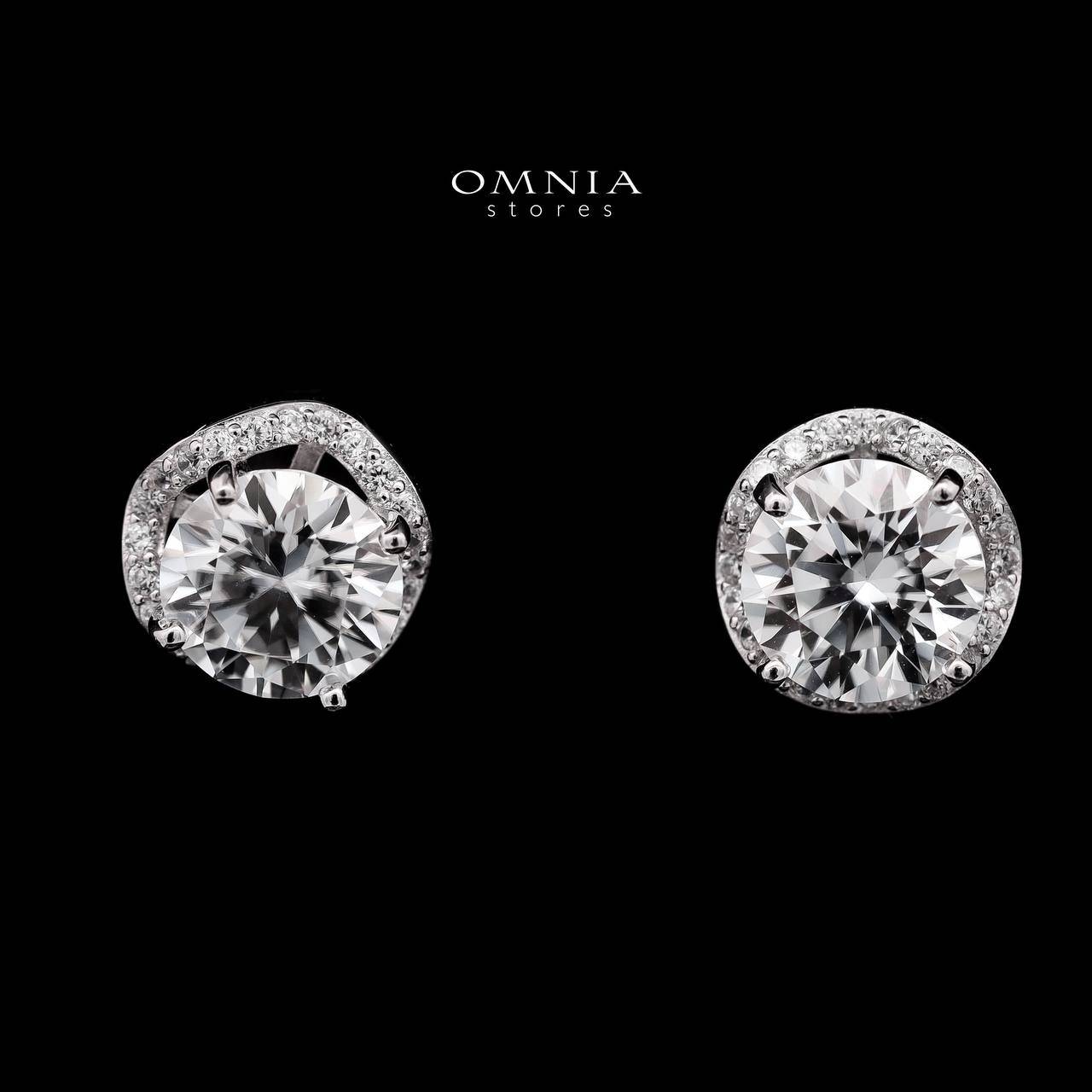 Omnia Cora White Set in 92.5 Silver with High-Quality Zircon Stones - OMNIASTORES UAE