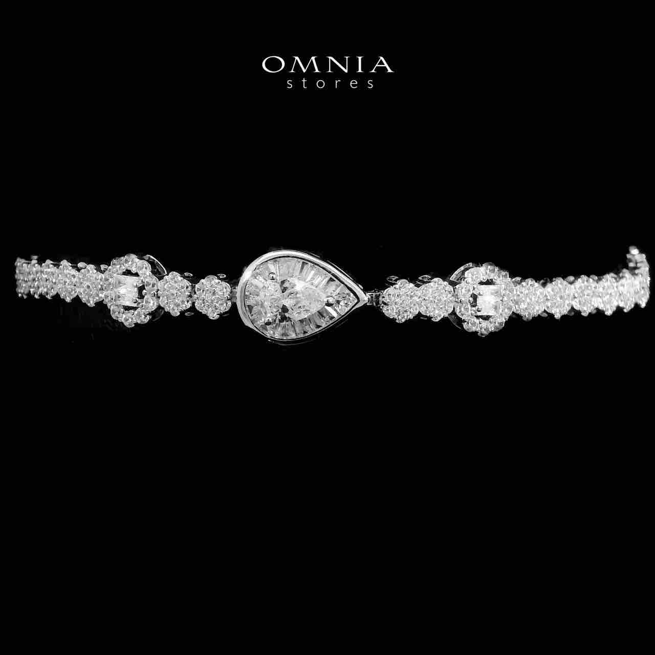 Omnia Sabeen White Bridal Full Set in 925 Silver High Quality Simulated Diamonds - OMNIASTORES UAE