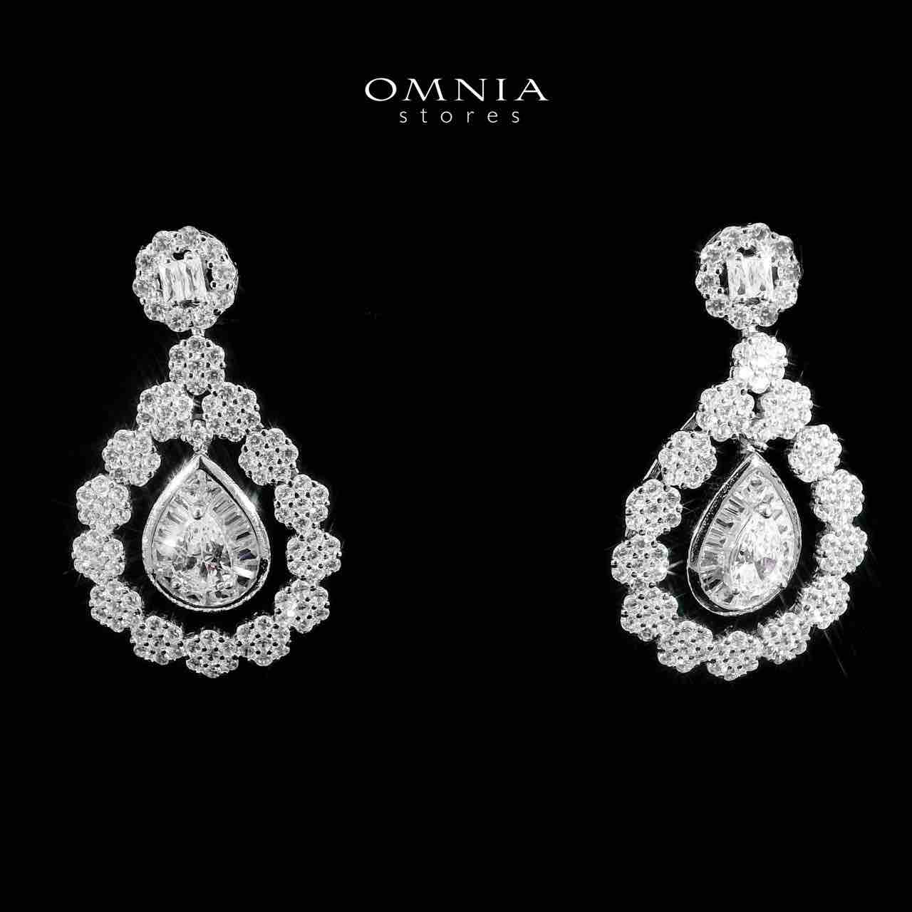 Omnia Sabeen White Bridal Full Set in 925 Silver High Quality Simulated Diamonds - OMNIASTORES UAE