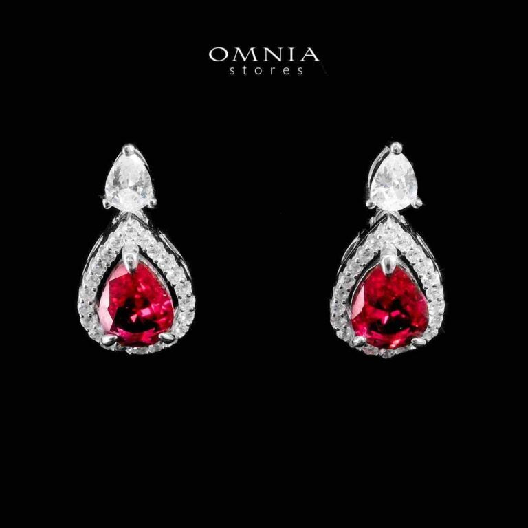 Sundus Red Bridal Full Set – Premium Rhodium Plated with High-Quality Zircon Stones