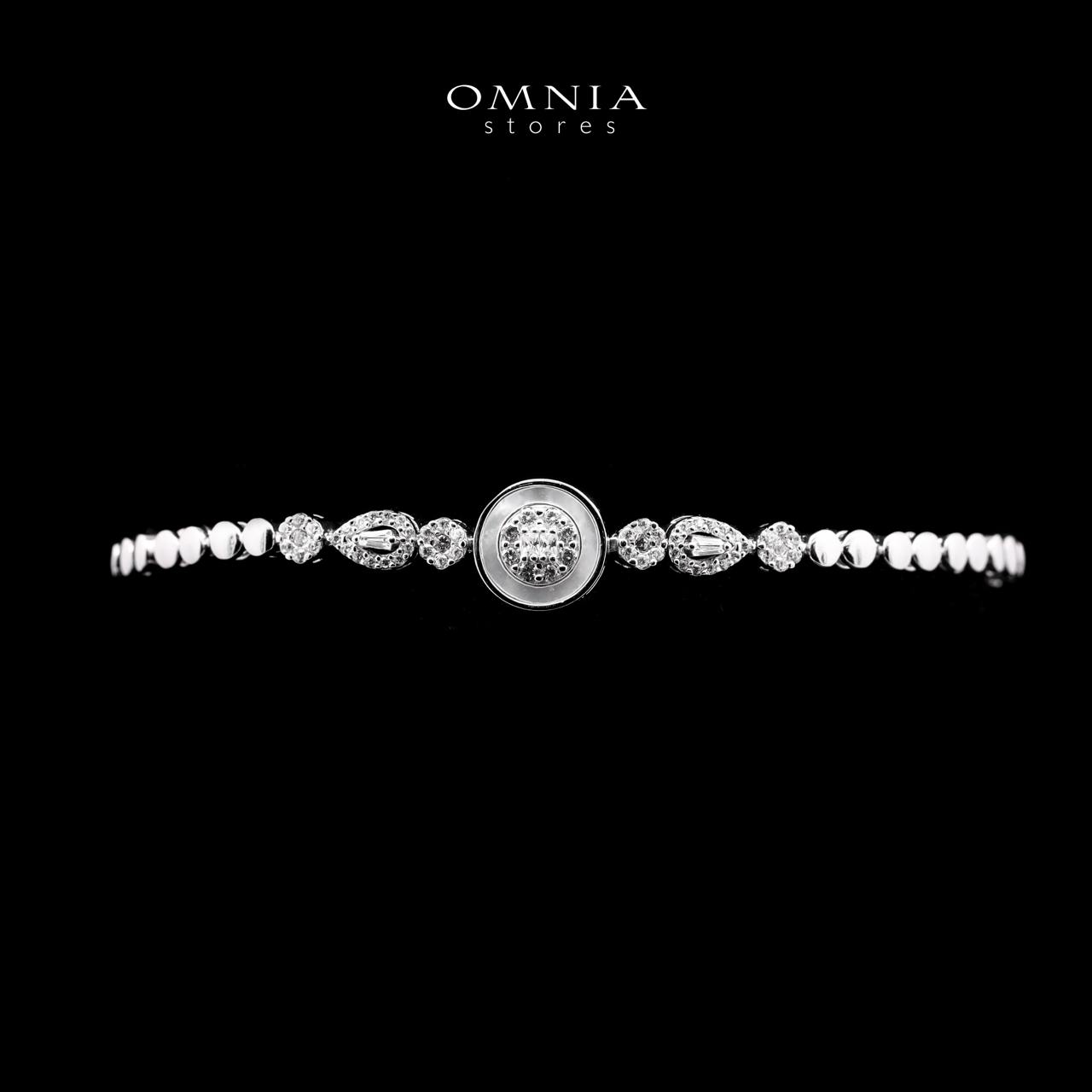 Omnia Olivia Elegant Bridal Full Set in 925 Silver High Quality Simulated Diamonds (16cm Only Available in KSA) - OMNIASTORES UAE