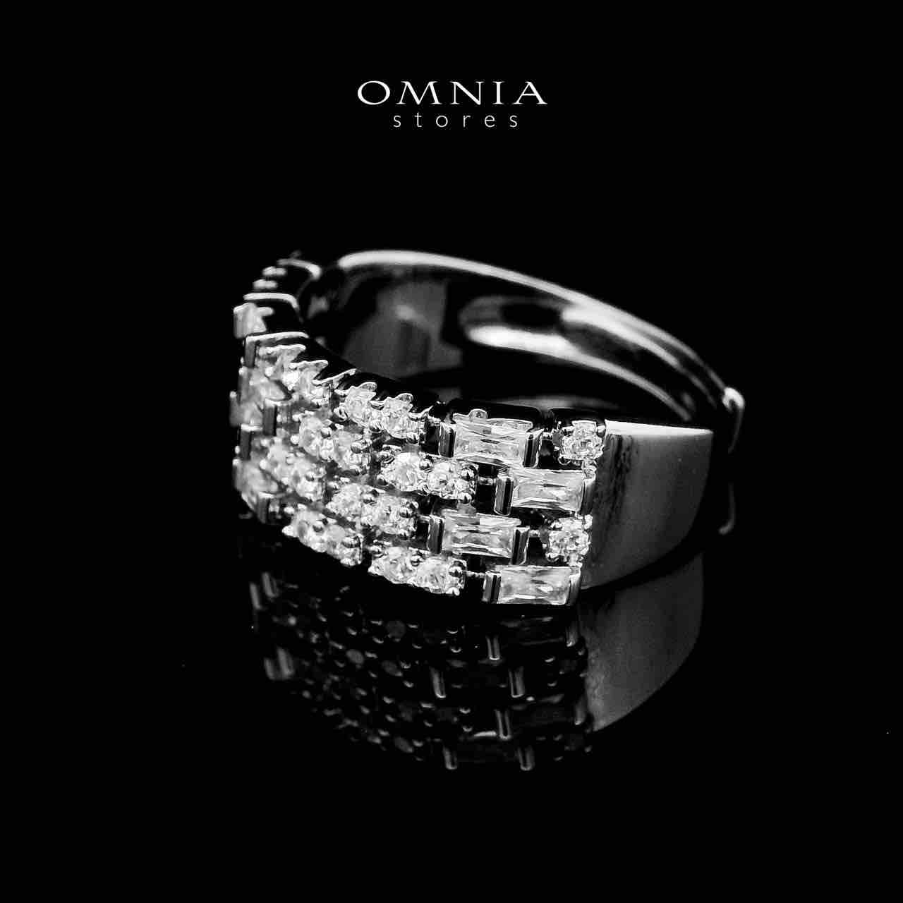 Omnia Zehra White Bridal Full Set in High Quality Zircon Stone in Rhodium Plated - OMNIASTORES UAE