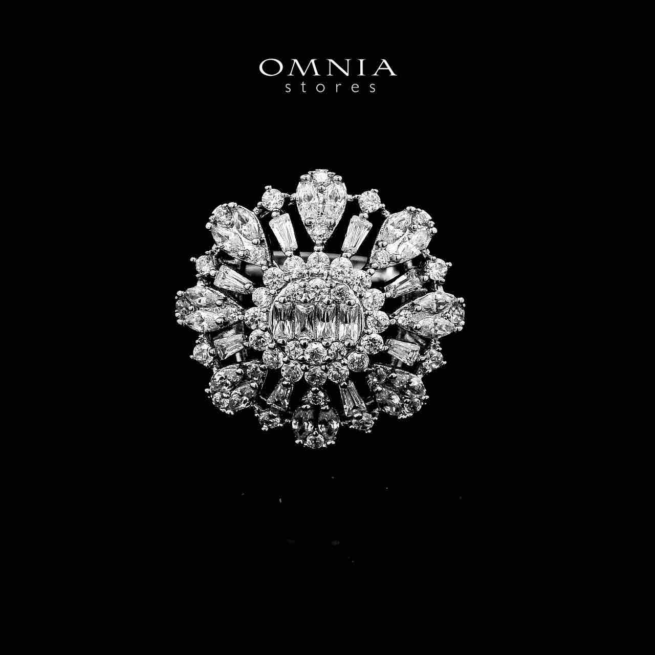 Omnia Darya White Long Chain Pearl Full Set in High Quality Zircon Stone in Rhodium Plated - OMNIASTORES UAE